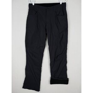 Orvis Mens 32x30 Fleece Lined Utility Pants Zipper Pockets Performance 1525909